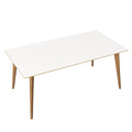 White/Natural Rectangular Dining Table S748008