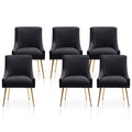 Velvet Dining Chair Set of 6 S837068