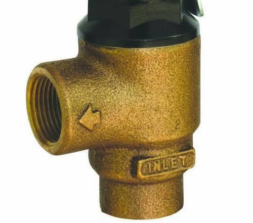 1x22 Relief Valve with Lever Set at 125 PSI B7413