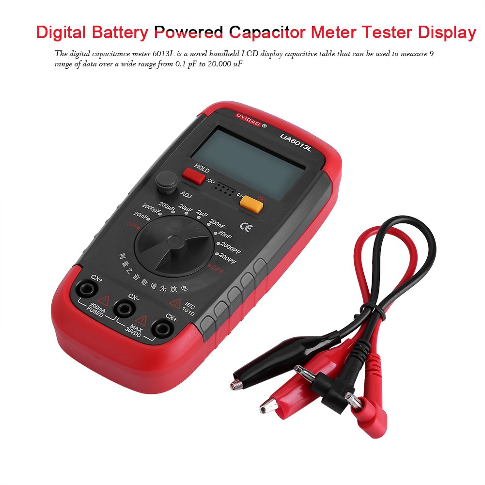 Capacitance Meter 0.1pF - 20000uF with LCD Backlight Y70954
