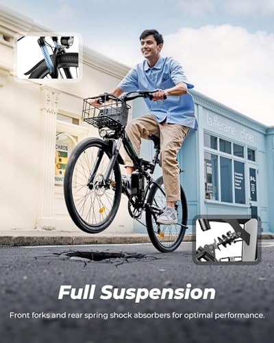 Folding Electric Bike 500W 20mph 26" U35280