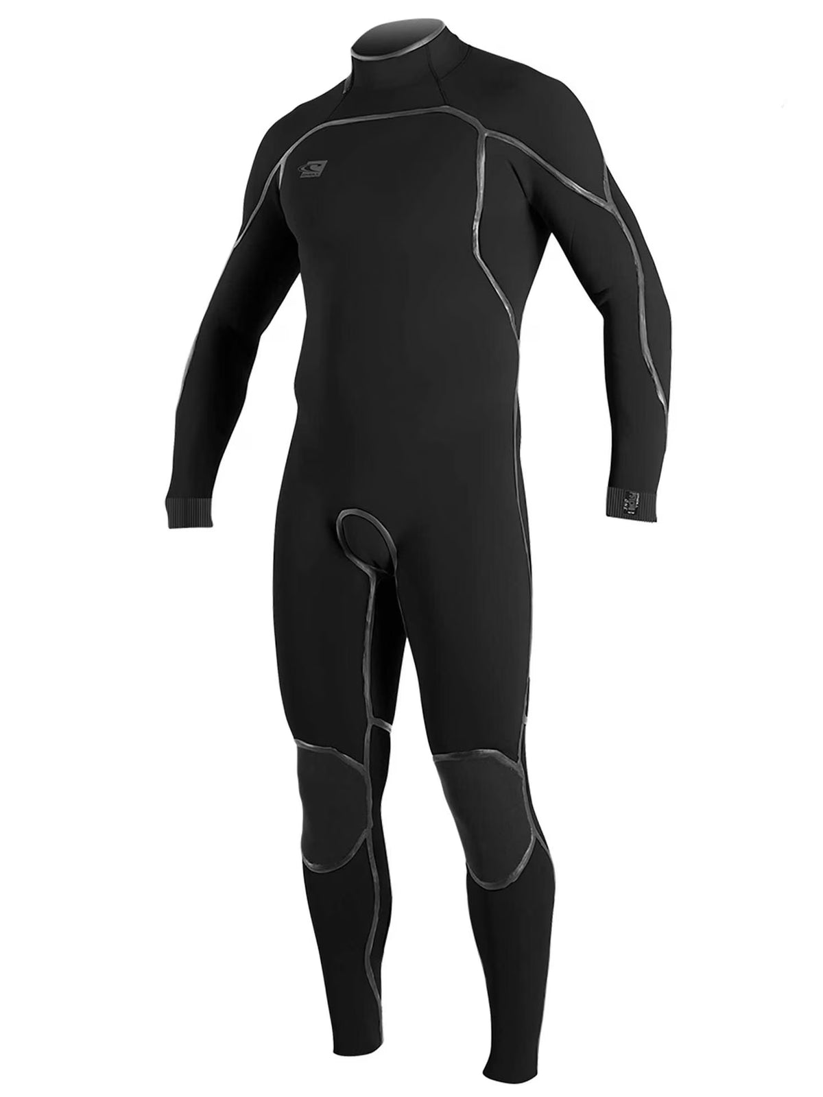 Men's 3/2mm Back Zip Full Wetsuit Black J677