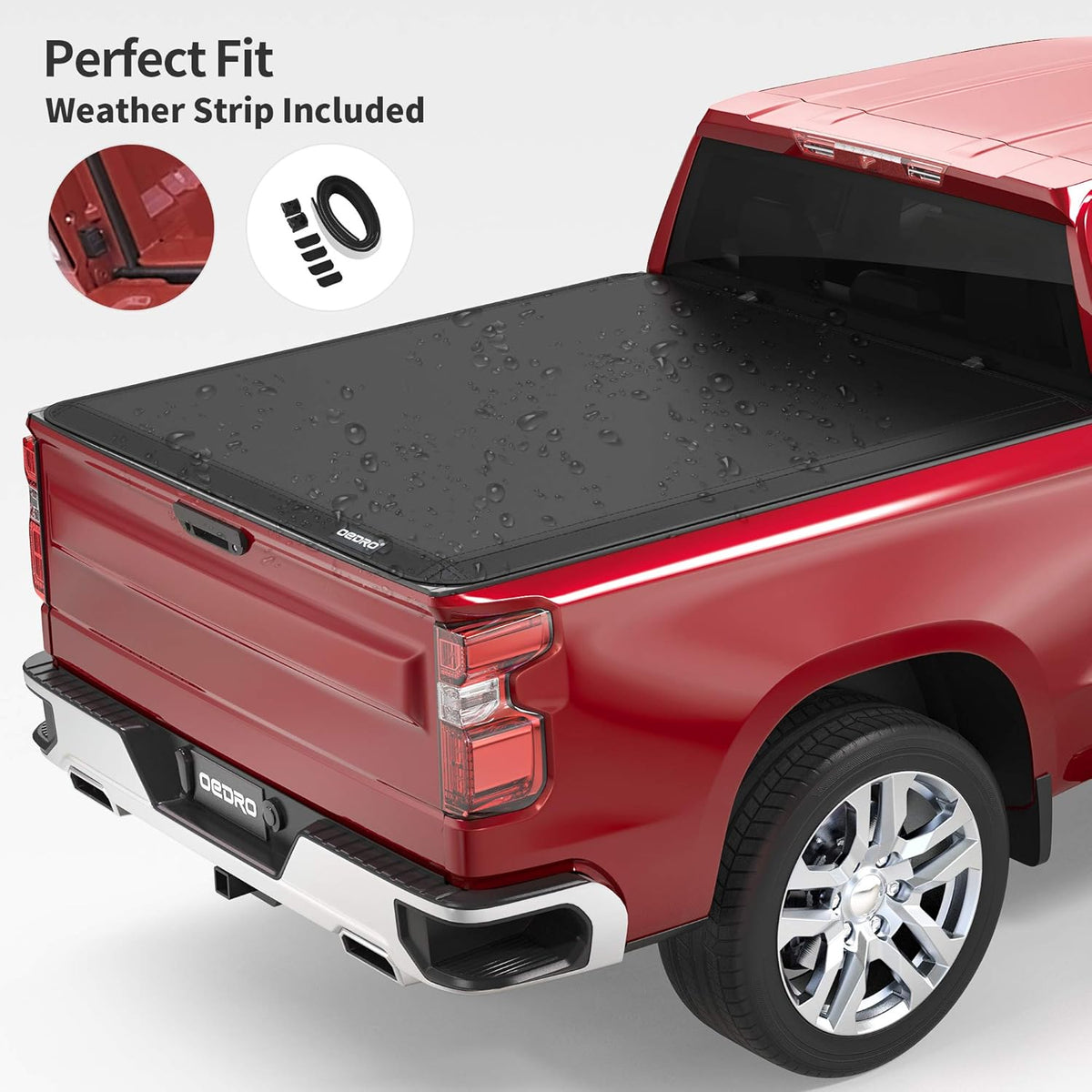 Soft Tri-Fold Truck Bed Tonneau Cover with 6.5 ft Bed N5421