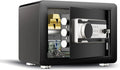 0.8 Cubic Feet Steel Security Safe with Lock Box H615