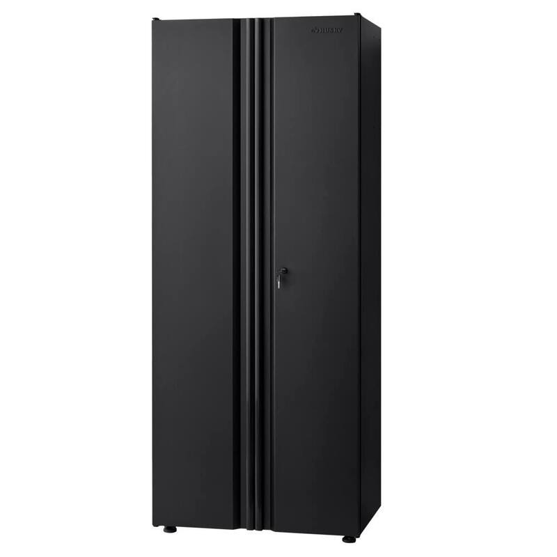 6-Piece Welded Steel Garage Storage System in Black Y817101