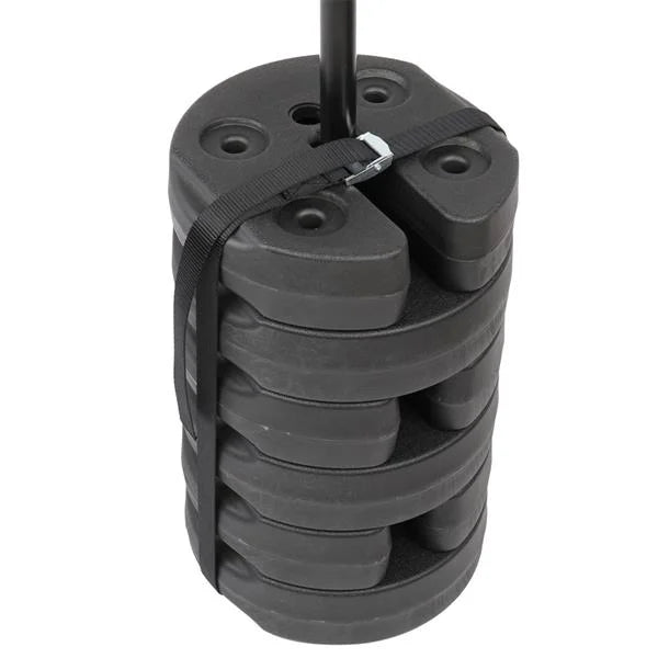 Black Water Fillable Weight Plates for Tent Canopy B8492