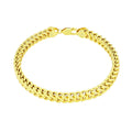 10k Yellow Gold 5mm Franco Chain Bracelet H223