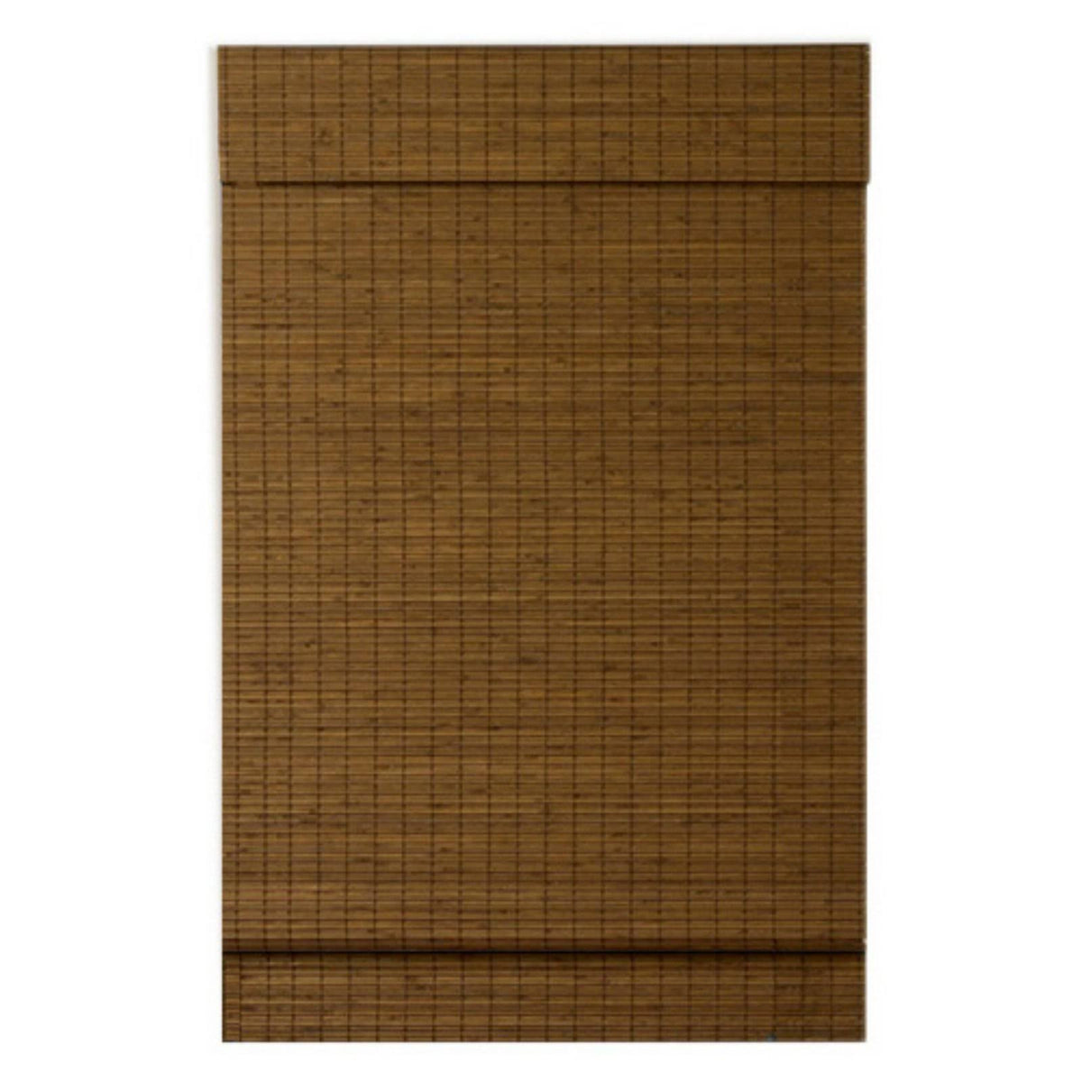 Cordless Maple Bamboo Roman Shade with Valance 35 in. W x 64 in. L M473732