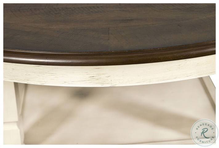 White Round Counter Table D425