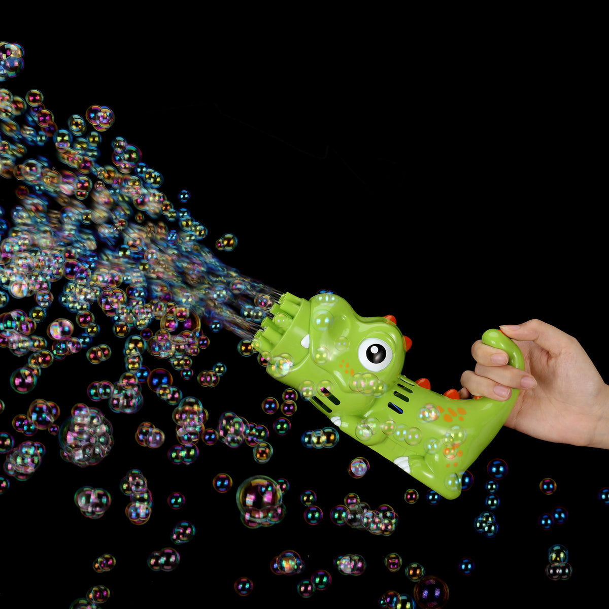 2PACK Bubble Gun Bubble Machine Handheld Bubble Maker with Bubble Solution & Tray A42485