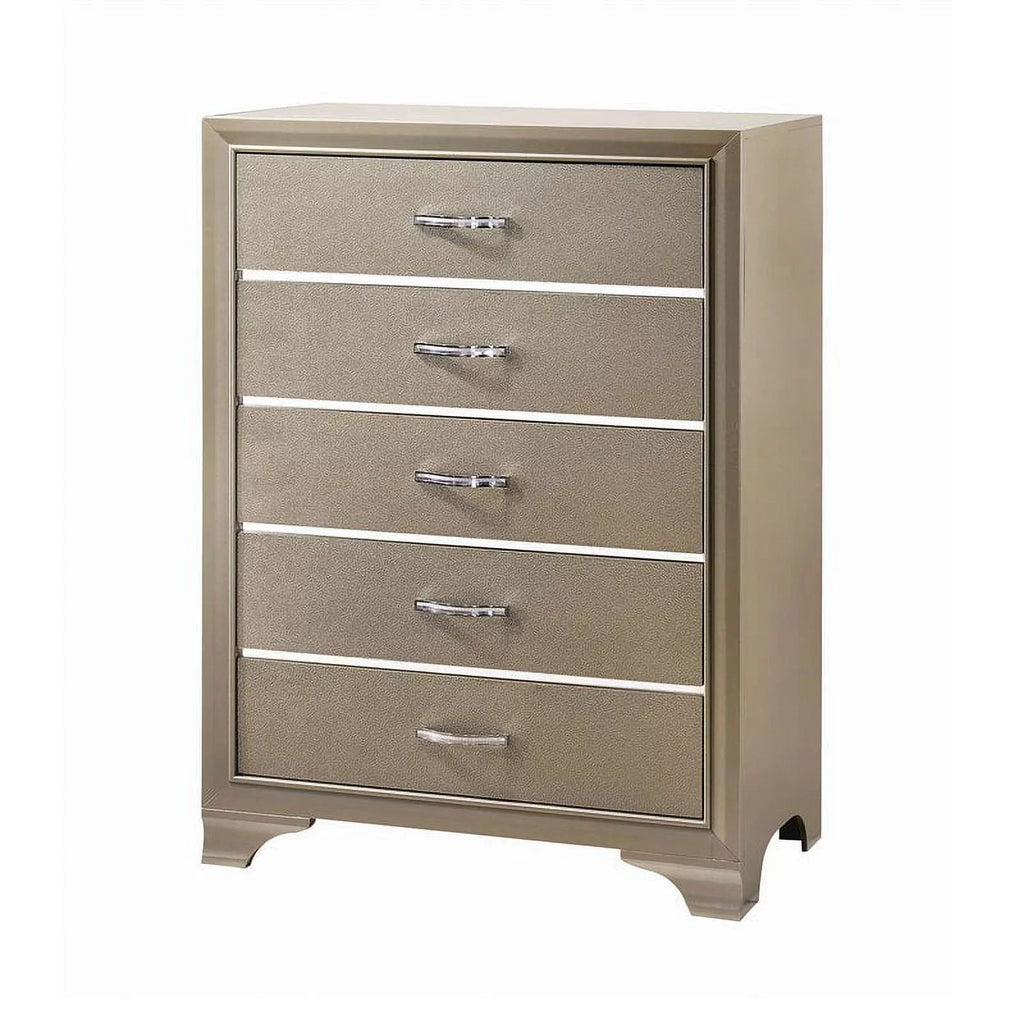 5 Piece Queen Wood Bedroom Set I447230