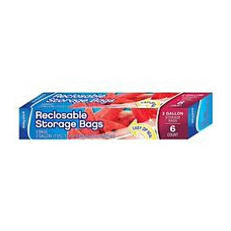 Storage Rclsb Zip 6ct 2gal (Case of 6) B250409