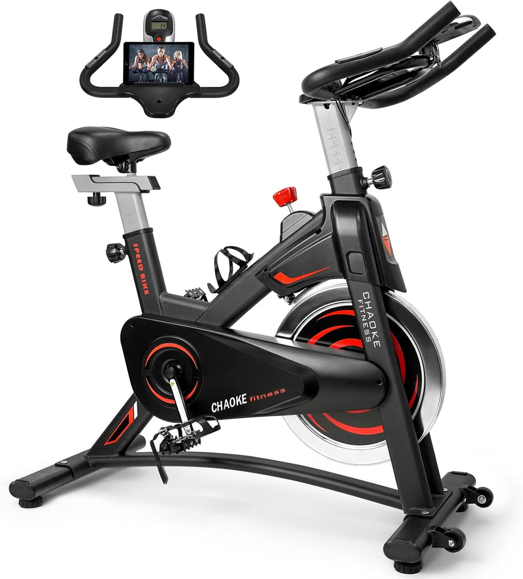Indoor Cycling Bike Magnetic Resistance Whisper Quiet K114