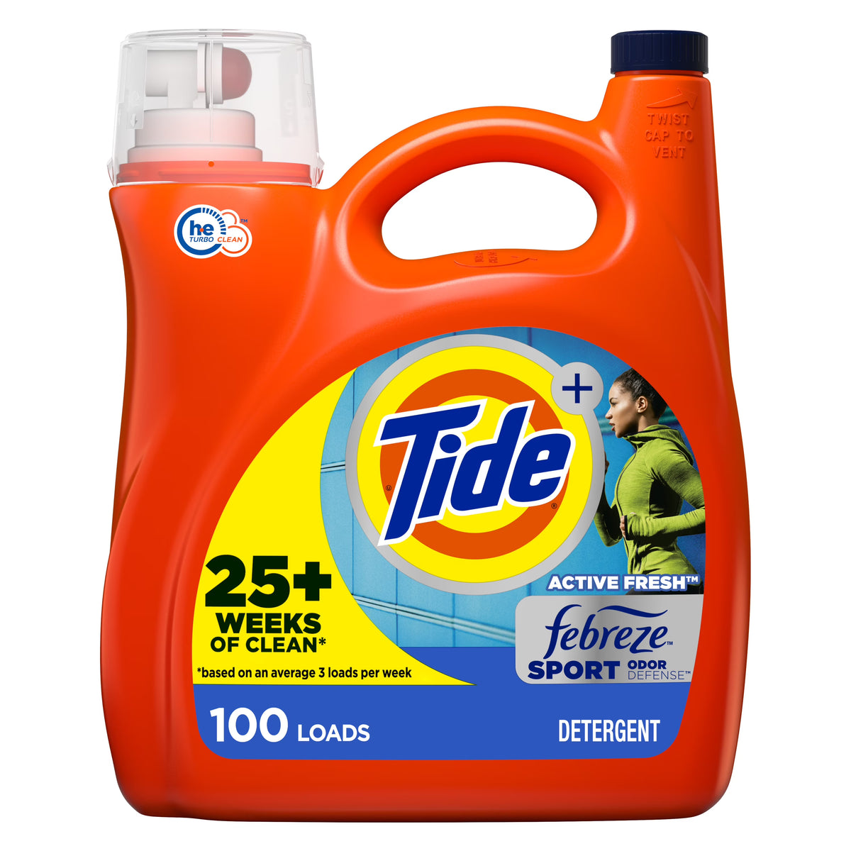 Tide Liquid Laundry Detergent, 154 fl oz, 100 Loads X48507
