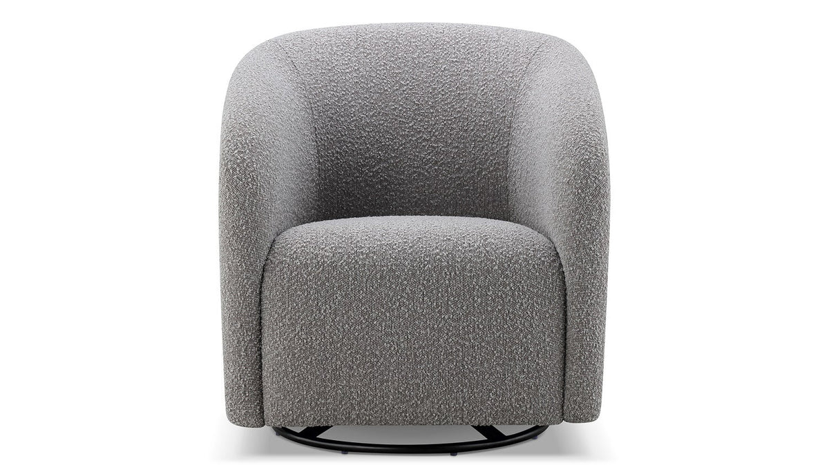 Dark Grey Polyester Loveseat with Side Bags F948