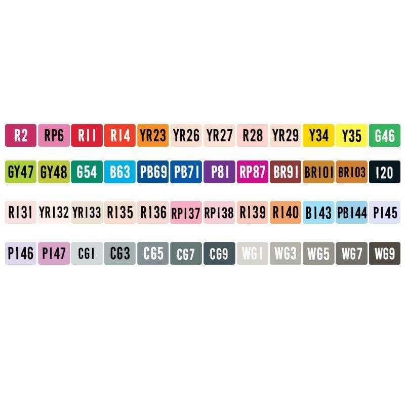 48 Color Twin Brush Marker Set H41170