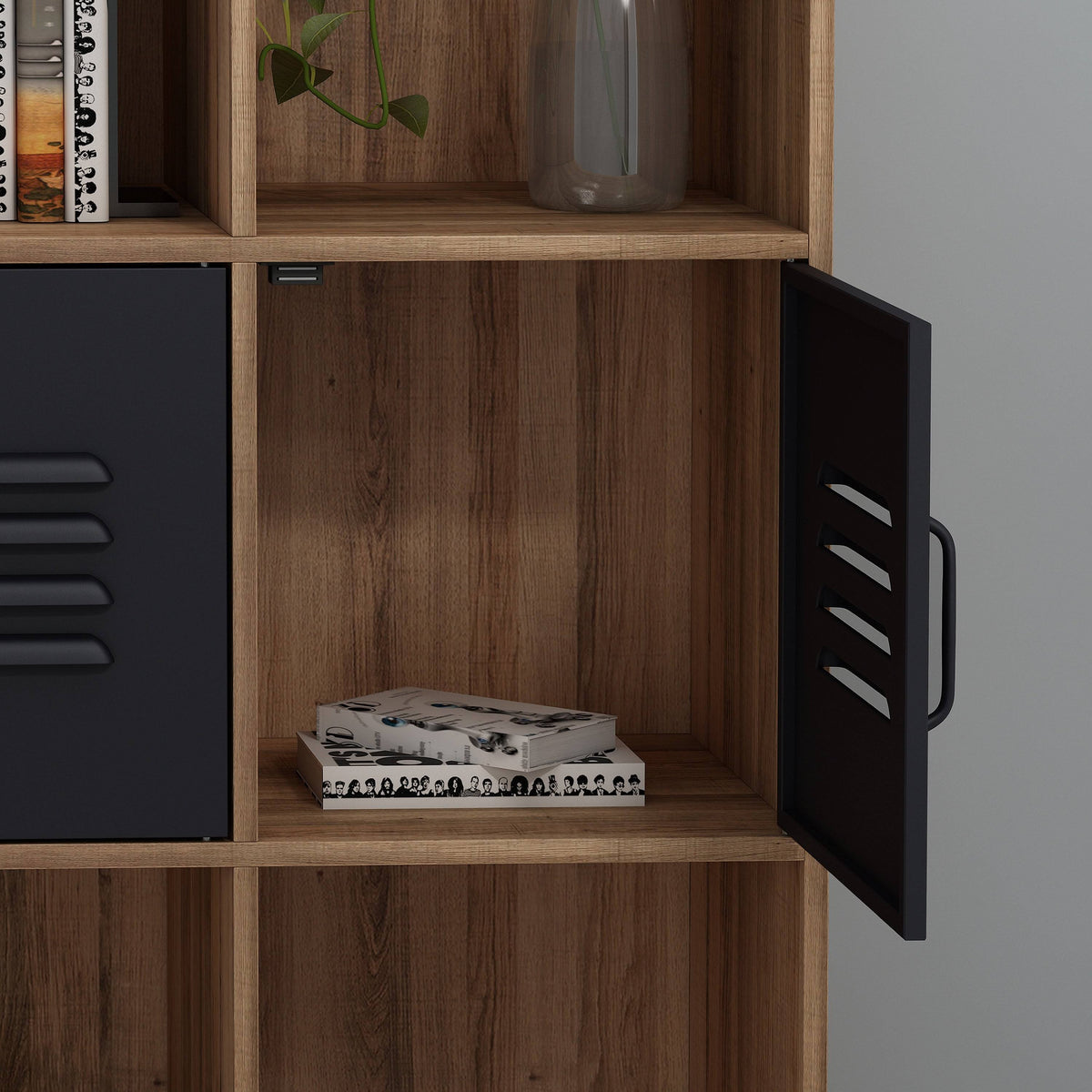Modern Cube Bookcase with Shelf S33800