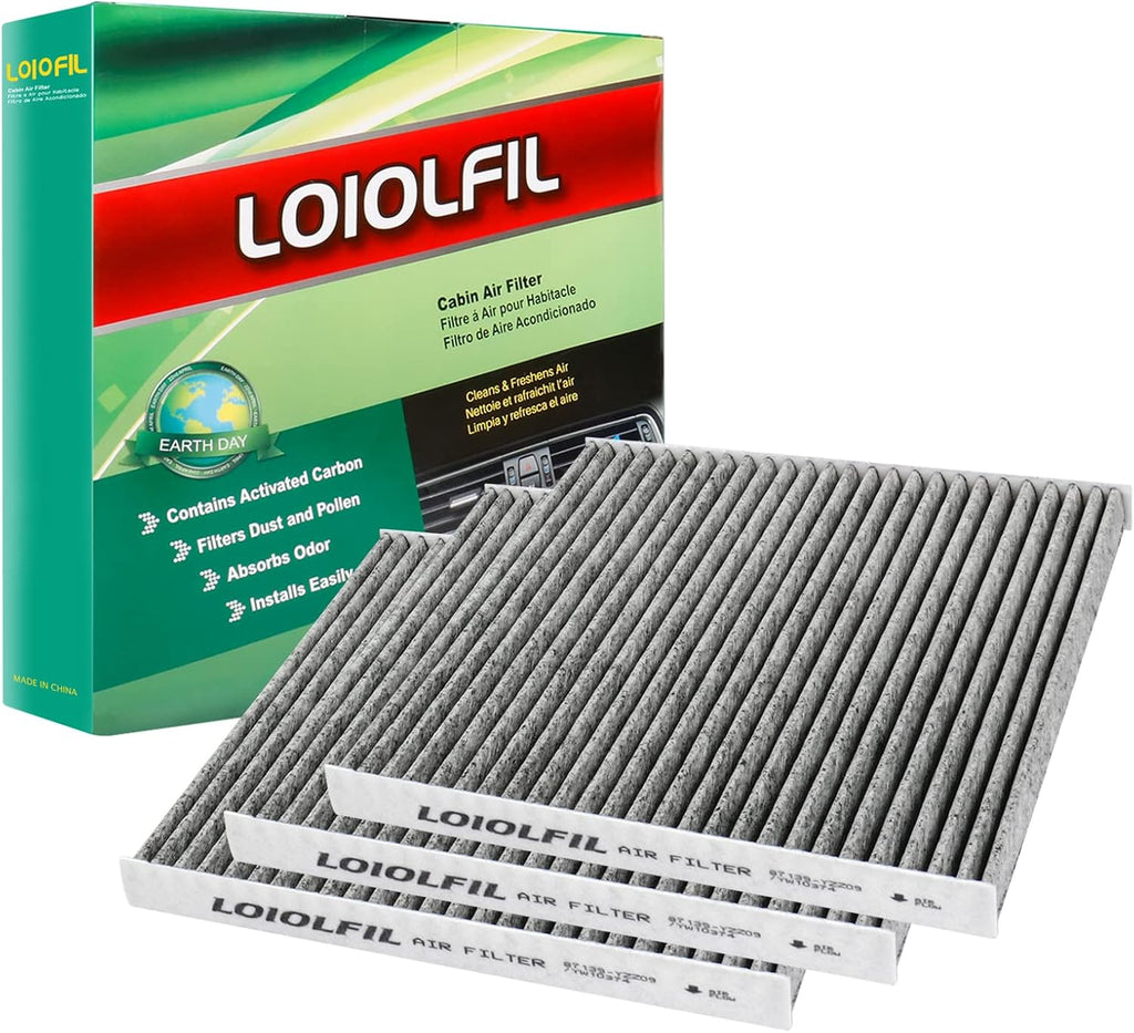 Cabin Air Filter with Activated Carbon Pack of 2 A890156