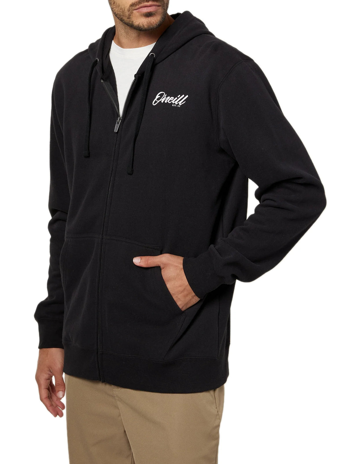 Black Bermuda Zip Hoodie F296137