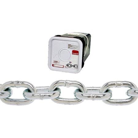 3/8 inch by 45 Foot Zinc Plated Steel Proof Coil Chain A8045