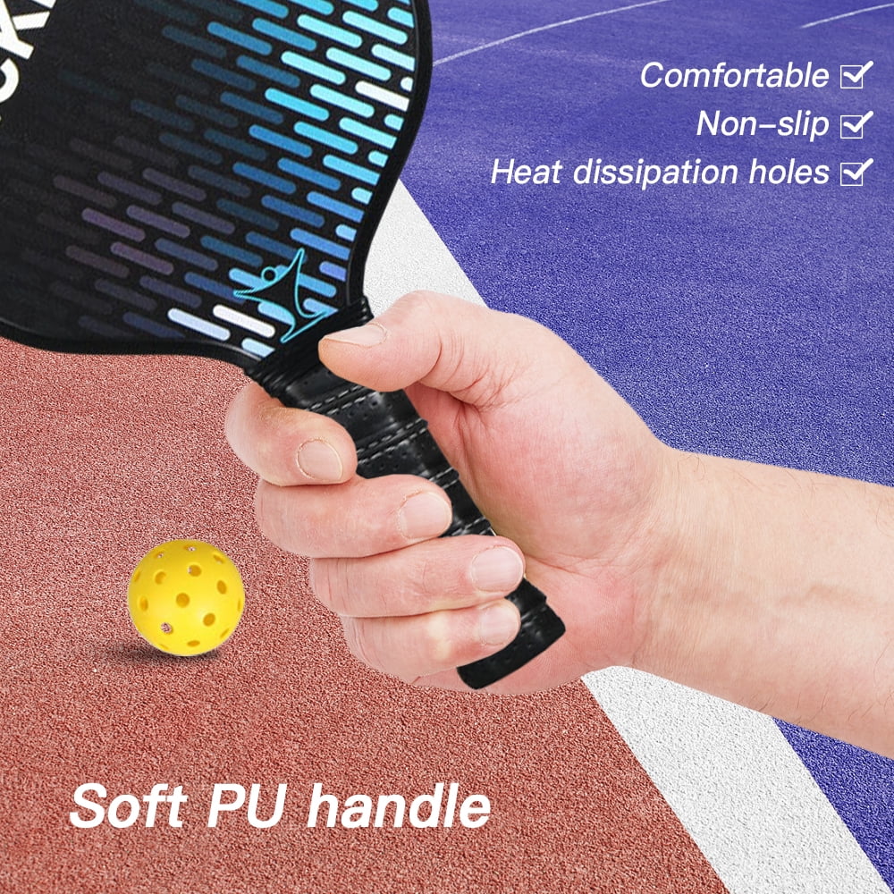 Carbon Fiber Pickleball Paddle Set with 2 Balls R95137