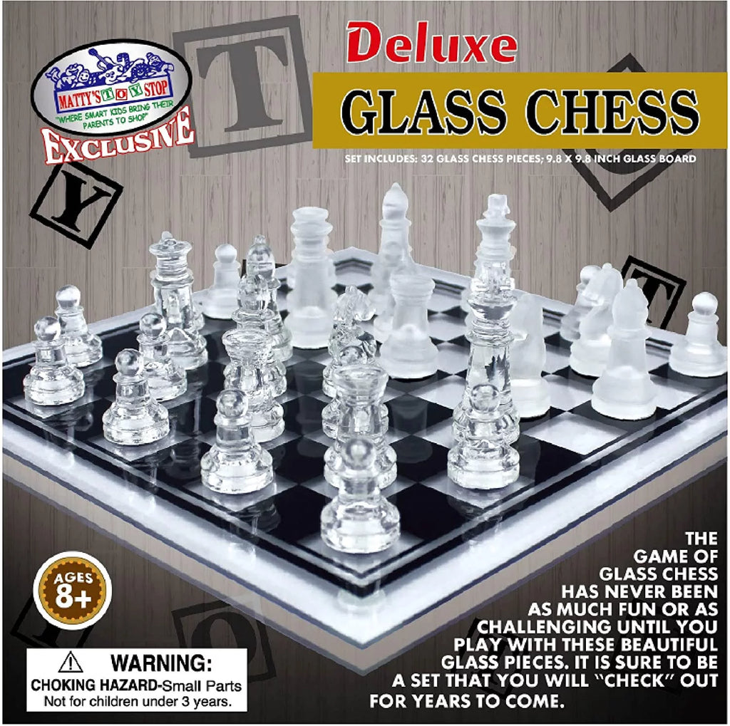 Small Glass Chess Set O715159