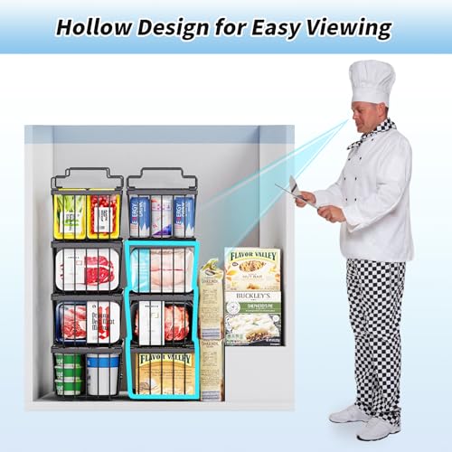 6 Pack Stackable Freezer Organizer Bins R516387