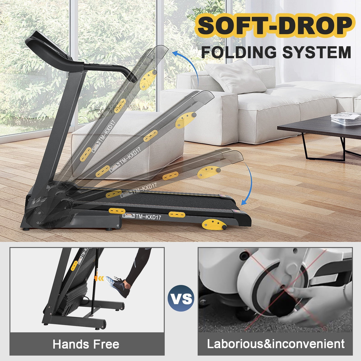 Folding Treadmill with Incline S5429