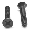 Black Oxide Flat Head Sheet Metal Screws W896142
