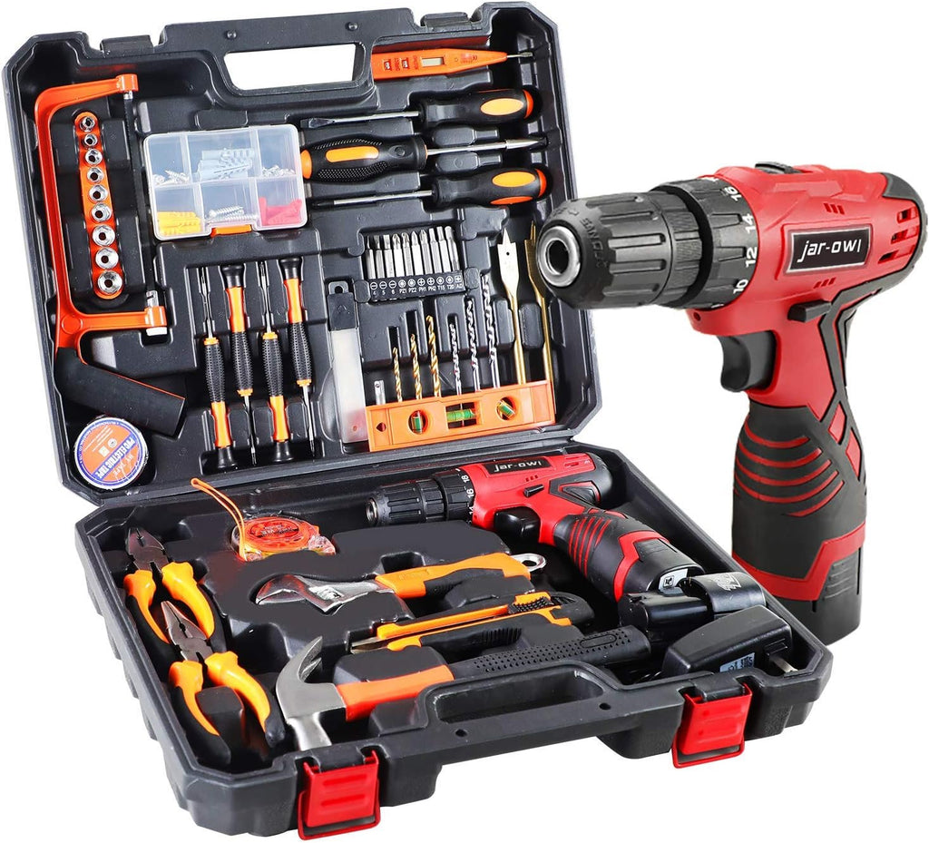 108 Piece Power Tool Combo Kit with 16.8V Cordless Drill G17634