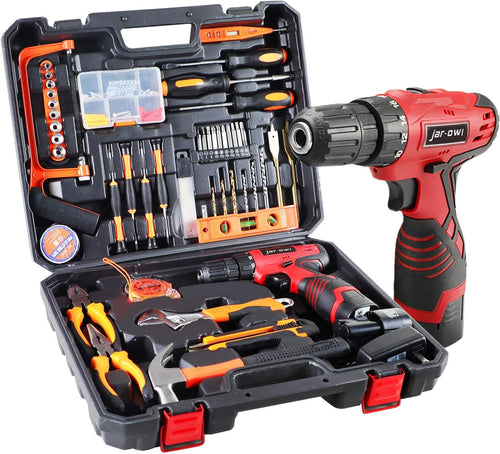 108 Piece Power Tool Combo Kit with 16.8V Cordless Drill G17634
