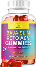 Keto Gummies Supplement 1050MG Apple Cider Vinegar 60 Gummies E803
