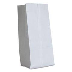 White 500 Bags 40 lbs Capacity Grocery Paper Bags X786