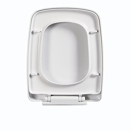 Square Toilet Seat with Adjustable Hinges W695