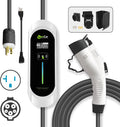 Portable EV Charger with NEMA 6-20 Plug and 5-15 Adapter X6135