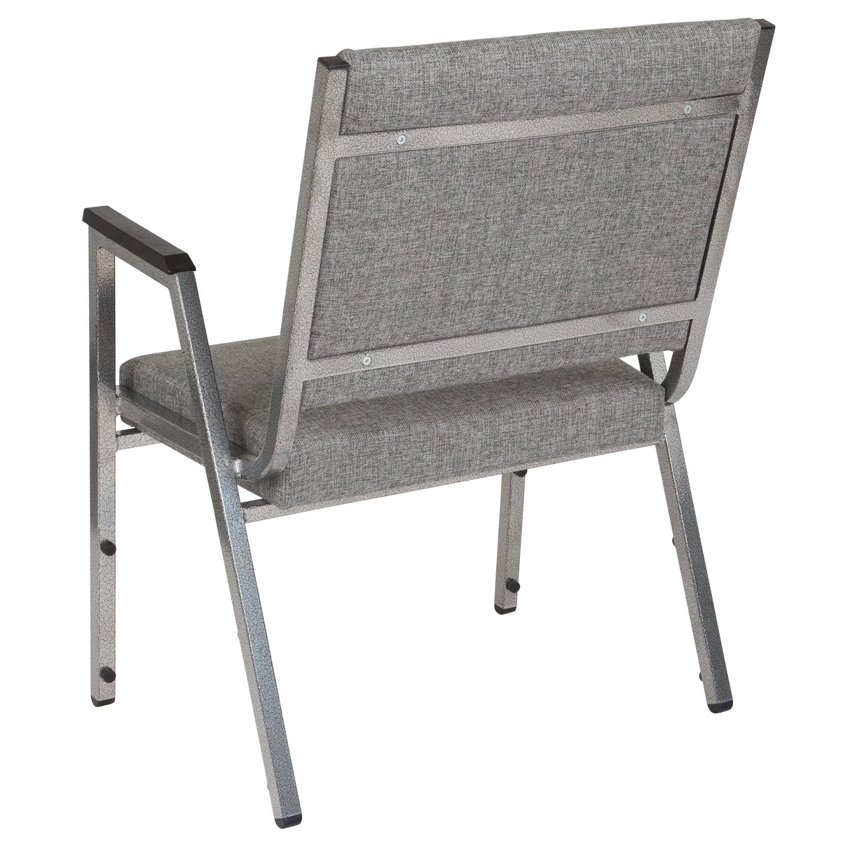 4 Pack Gray Antimicrobial Fabric Bariatric Medical Reception Arm Chair D580