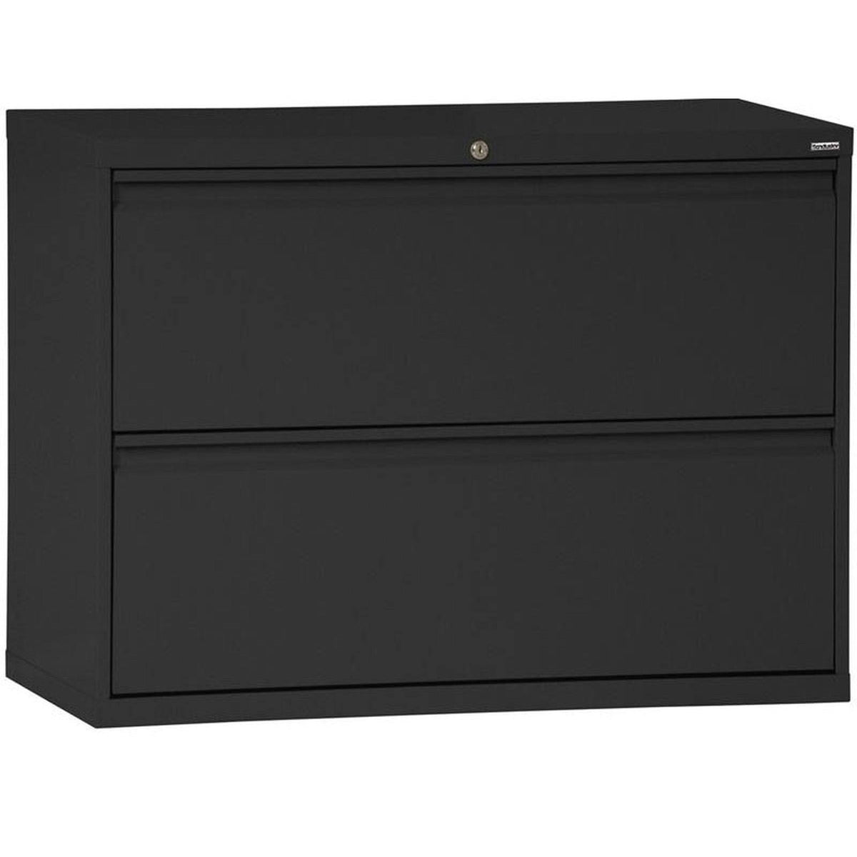 36 inch 2 Drawer Lateral File Cabinet Black E853796