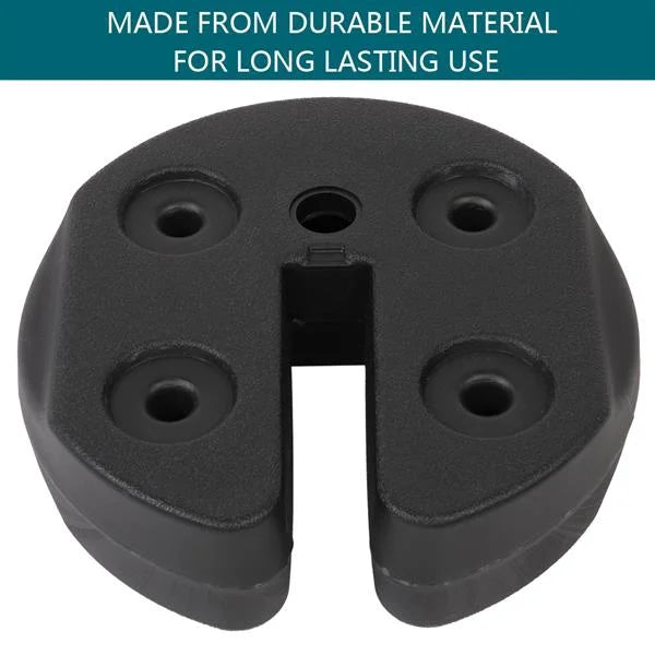 Black Water Fillable Weight Plates for Tent Canopy B8492