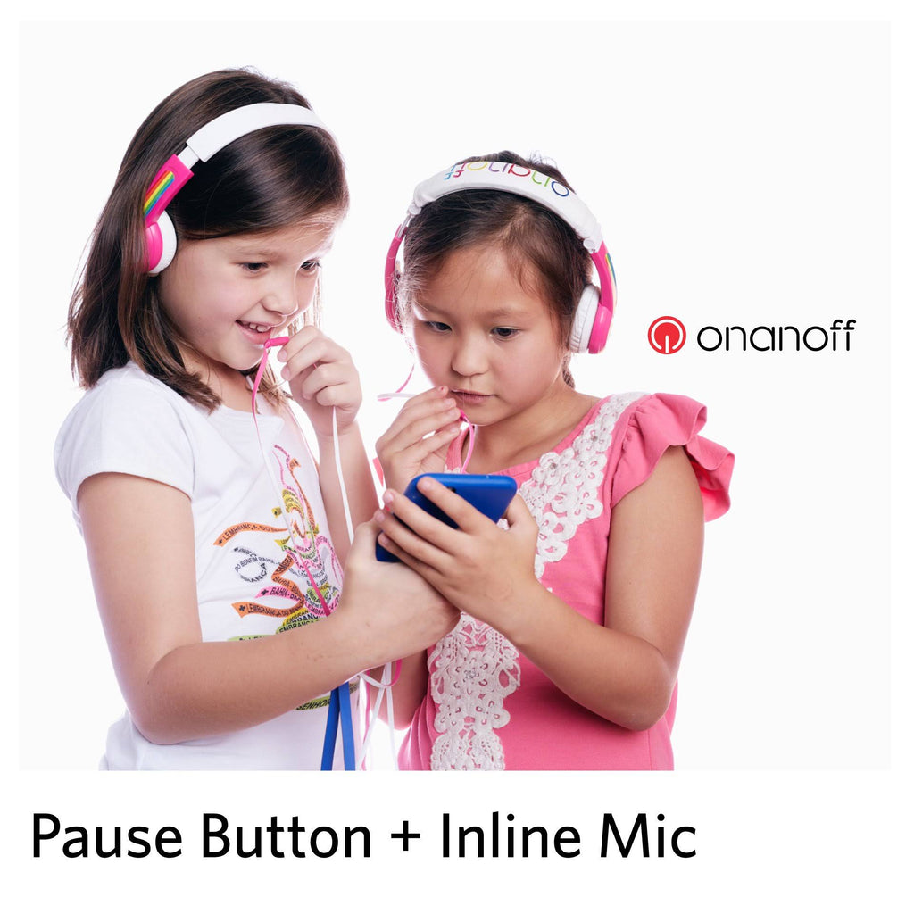 Foldable Volume Limiting Kids Headphones 4-Pack A7707