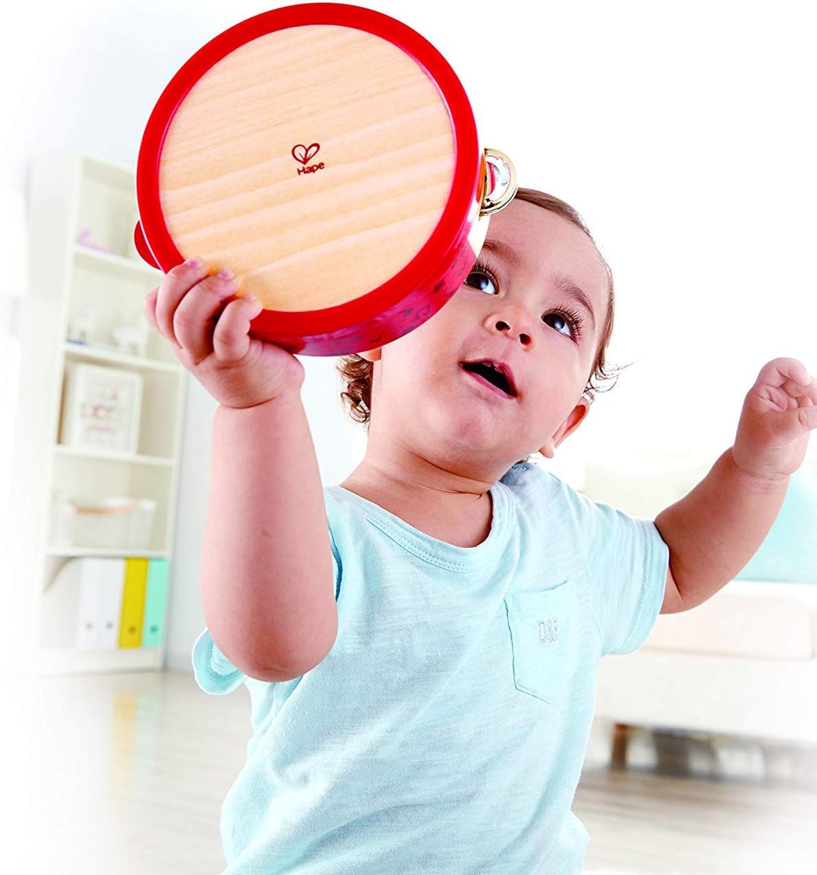 Wooden Pounding Bench, Xylophone, and Tambourine Music Set M173