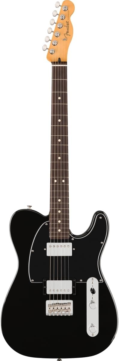 Black Electric Guitar with Rosewood Fingerboard A402