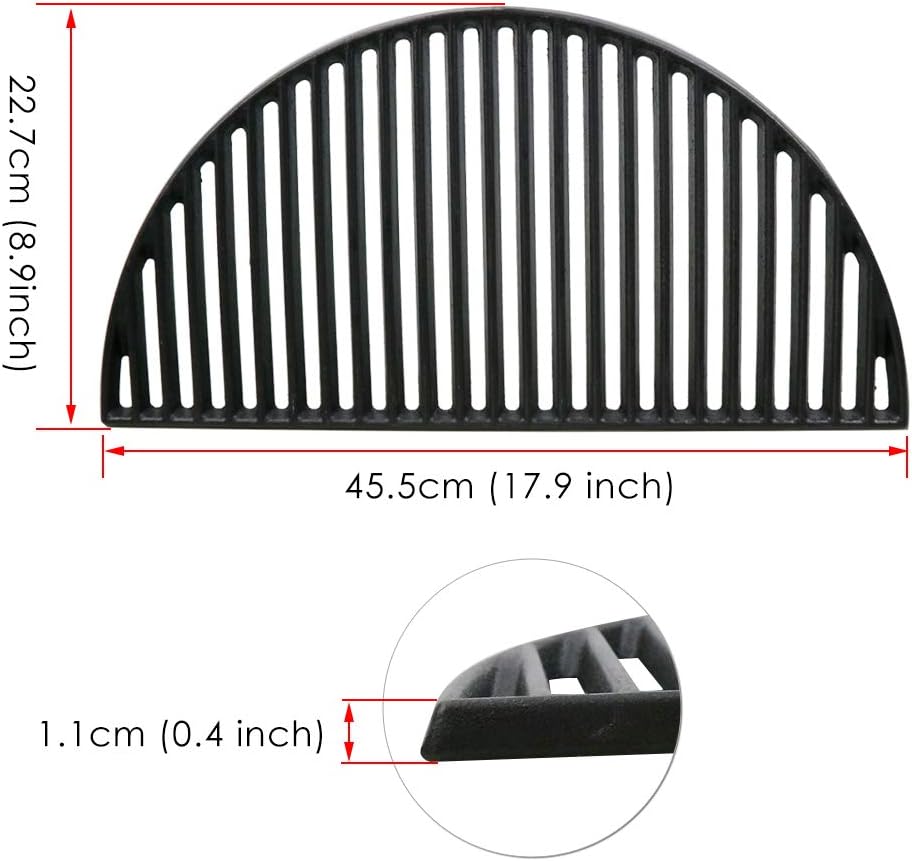 18 Inch Cast Iron Half Moon Cooking Grate L538660