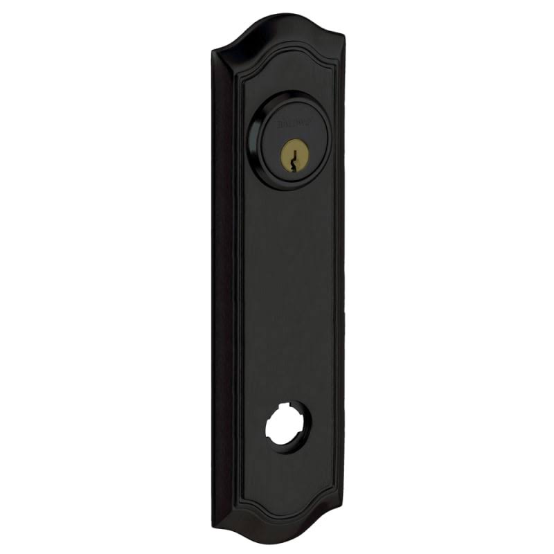 Satin Black Rosette Entry Kit Pair D6995