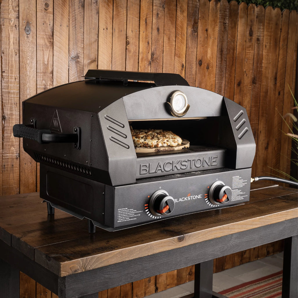 Tabletop Propane Pizza Oven with Two 15 Cordierite Stones R1753