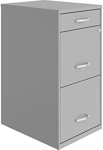 Black 3 Drawer Metal File Cabinet M962293
