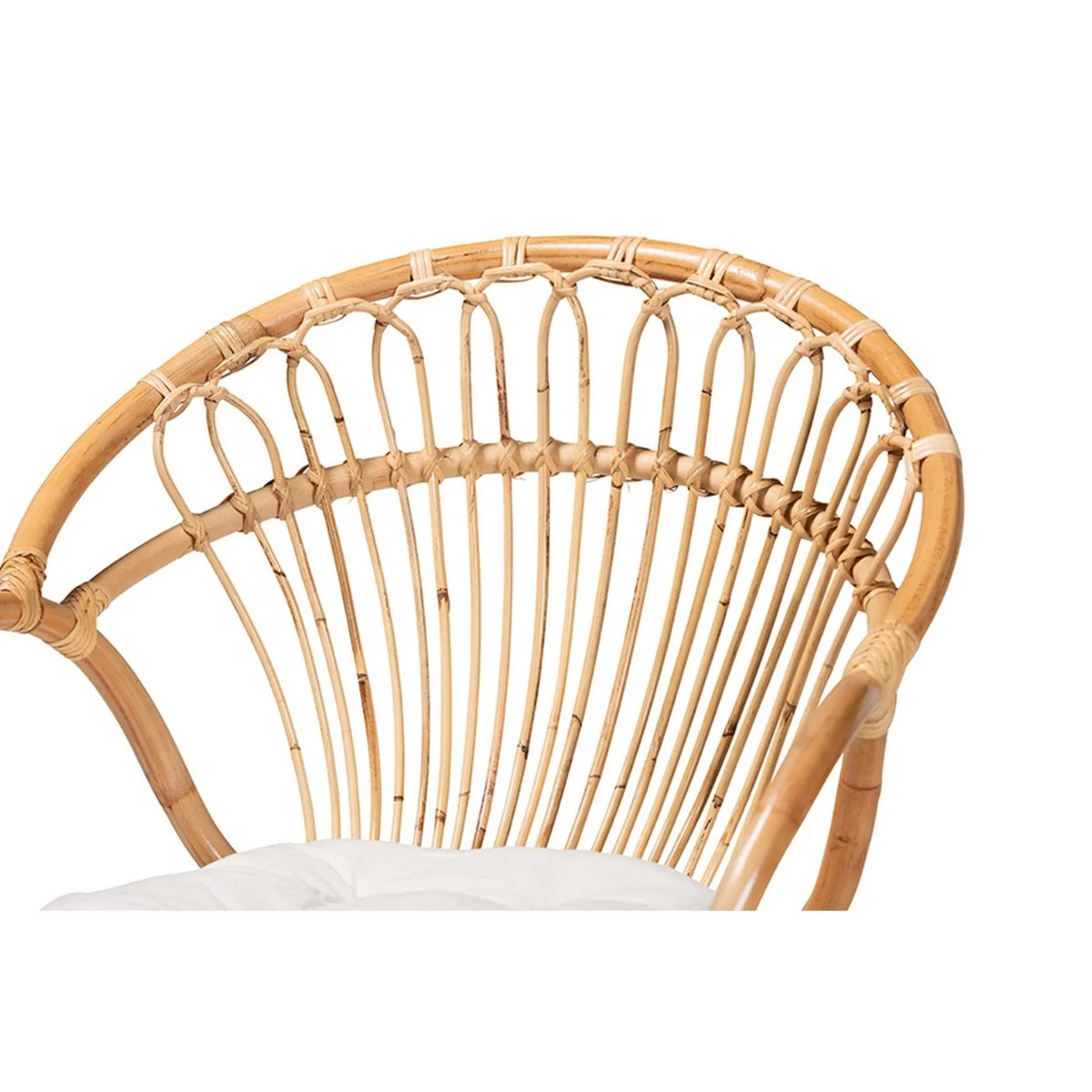 Natural Brown Rattan Dining Chair M34841