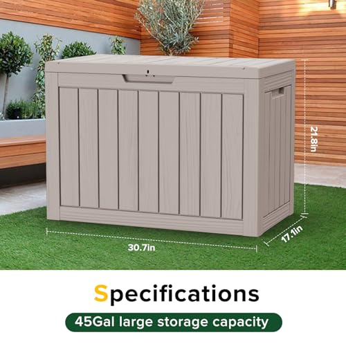 150 Gallon Waterproof Resin Outdoor Storage Box S942