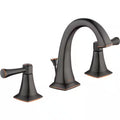 8 in. Widespread Double-Handle High-Arc Bathroom Faucet in Bronze X769