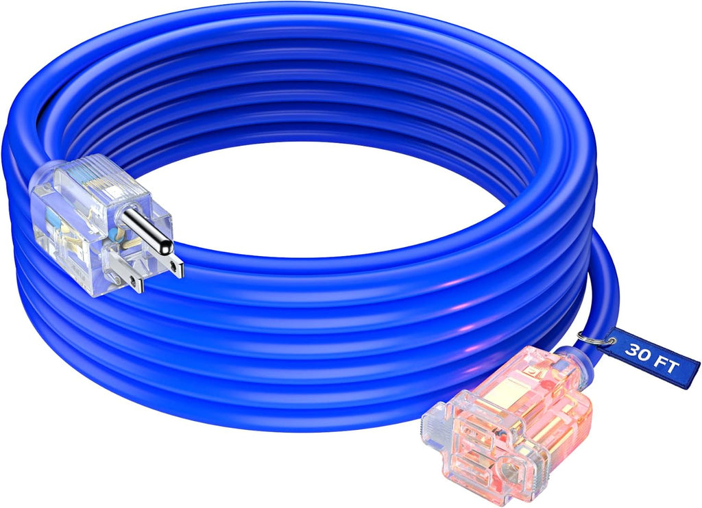 Orange 100 Feet 14 Gauge Heavy Duty Outdoor Extension Cord T4111