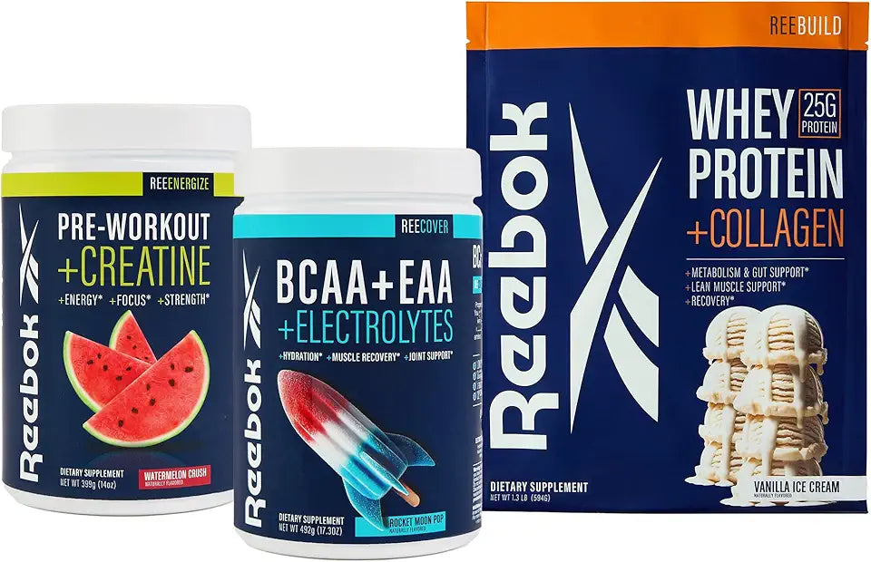 Pre-Workout, BCAA + EAA, Whey + Collagen Bundle G458115